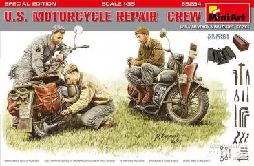 MiniArt: U.S. Motocycle Repair Crew.Special Editi in 1:35