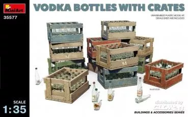 MiniArt: Vodka Bottles with Crates in 1:35