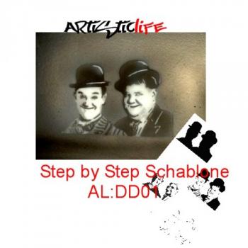 Airbrush Step by Step A4 Schablone AL-DuD 01