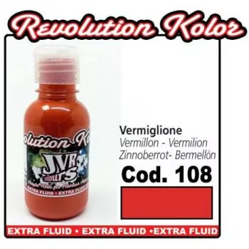 JVR Airbrush Farbe Revolution 130ml cod.108 Zinnoberrot