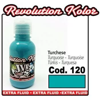 JVR Airbrush Farbe Revolution 130ml cod.120 Türkis
