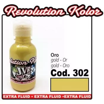JVR Airbrush Farbe Revolution 130ml cod.302 Gold