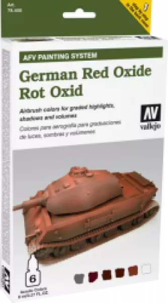 Vallejo 578411 German Red Oxide 6x 8 ml