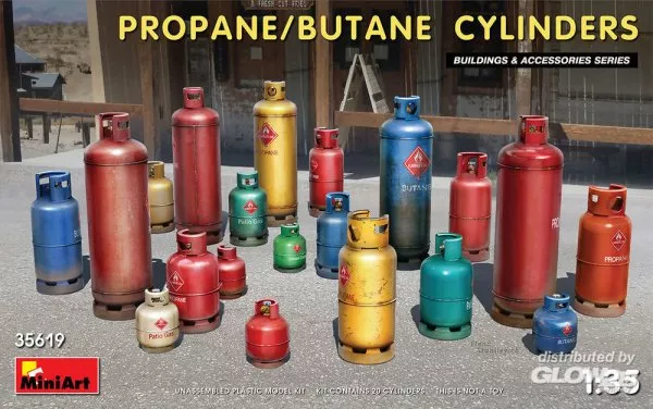 MiniArt: Propane/Butane Cylinders in 1:35