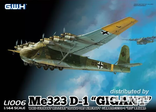 Lion Roar-GreatwallHobby: Luftwaffen Messerschmitt Me 323 D-1 Gigant in 1:144
