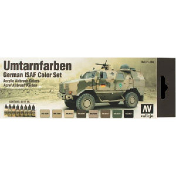 Model Air Set Umtarnfarben German ISAF Color Set (8)