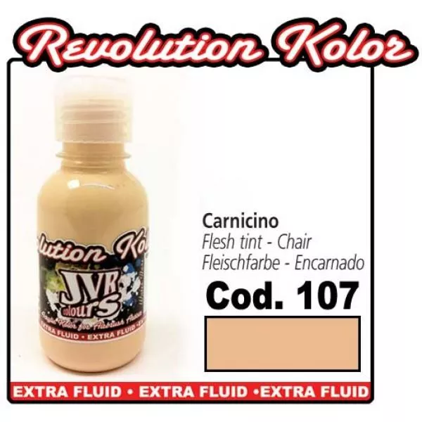JVR Airbrush Farbe Revolution 130mlcod.107 Fleischfarbe