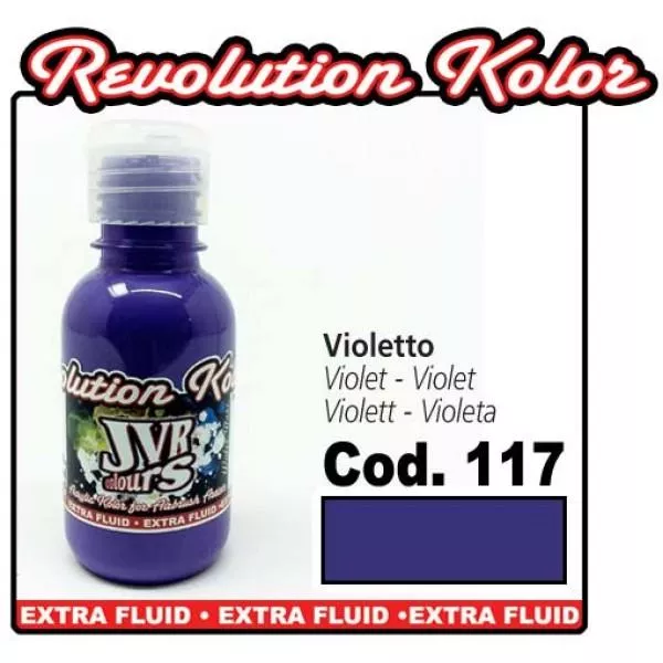 JVR Airbrush Farbe Revolution 130ml cod.117 Violett