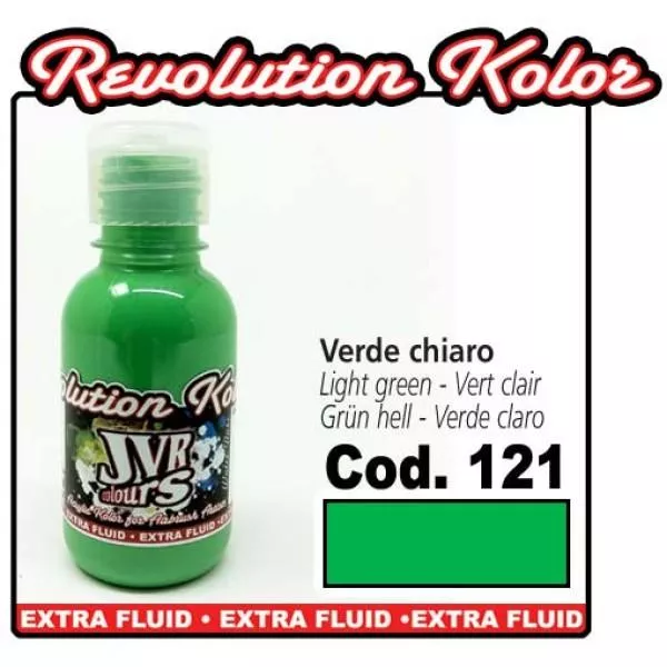 JVR Airbrush Farbe Revolution 130ml cod.121 Grün hell