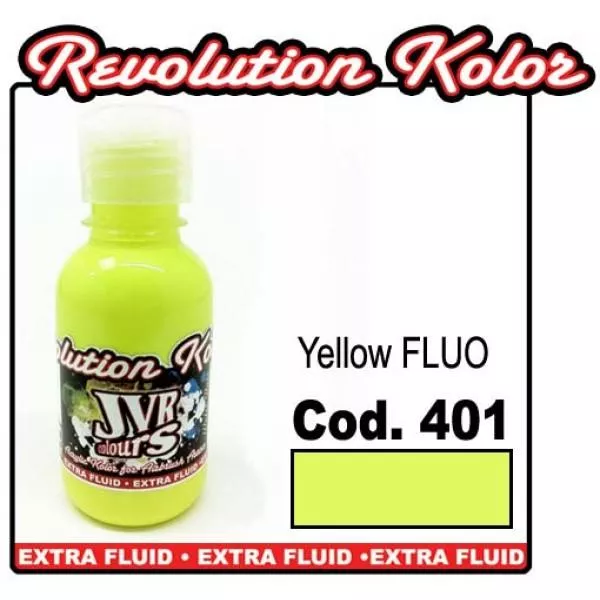 JVR Airbrush Farbe Revolution 130ml cod.401 Yellow FLUO