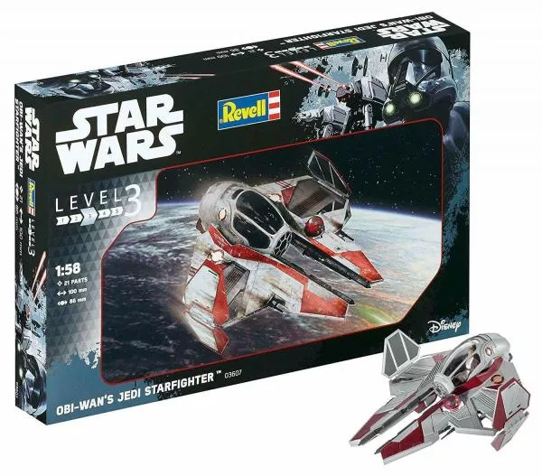 Revell 03607 - Star Wars Obi Wan´s Jedi Starfighter 1:58