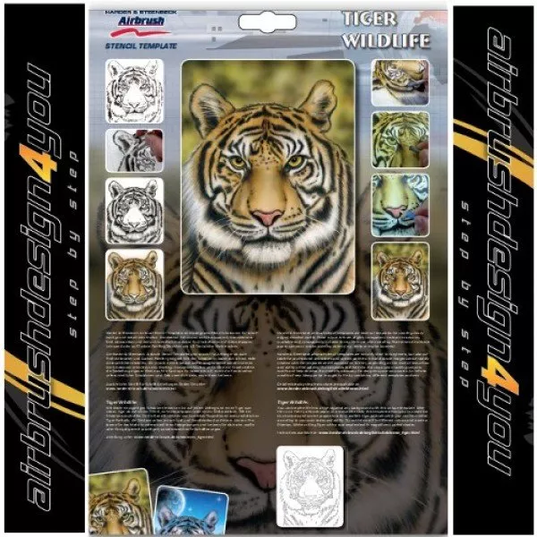 Harder & Steenbeck - Stencil Tiger Wildlife
