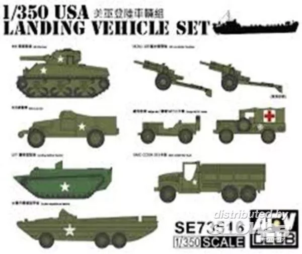 AFV-Club: US WW2 Vehicle Set in 1:350