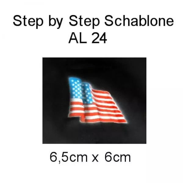 Airbrush Schablone AL24 USA