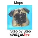 Airbrush Schablone Mops Step by Step Gr M